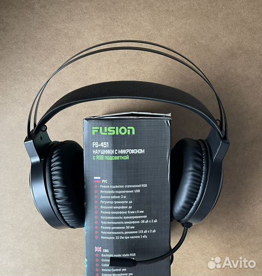 Игровые наушники fusion FS-451