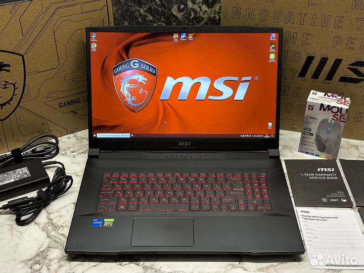 MSI Katana 17.3 I5-12450H/DDR5 16GB/RTX 3050/SSD