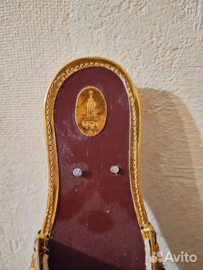 Игольница винтажная тапочек олимпийские игры