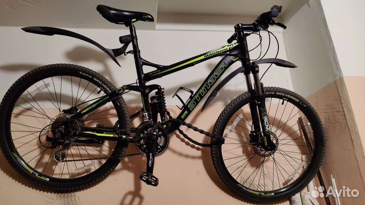 Горный велосипед двухподвес stinger magnum 2.0
