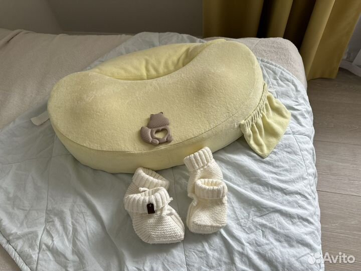 Подушка для кормления в подарок пинетки грызунок