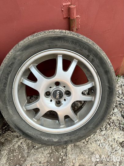 Литье Рио Солярис с резиной Michelin 195/55R16