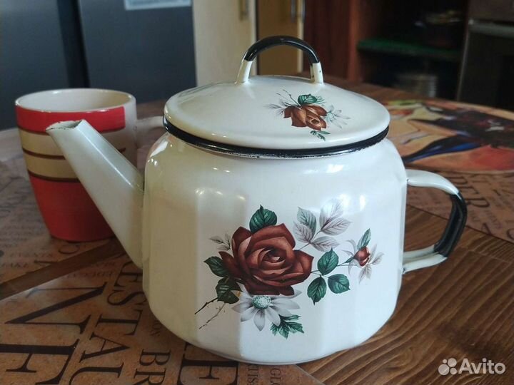 Заварочник 2л СССР эмалировка