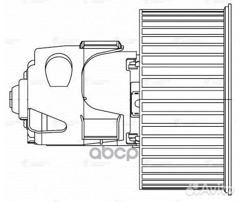 Мотор печки BMW 5 (F10) (10) LFh26F1 luzar