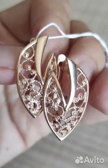 Серебряные серьги 925 пробы