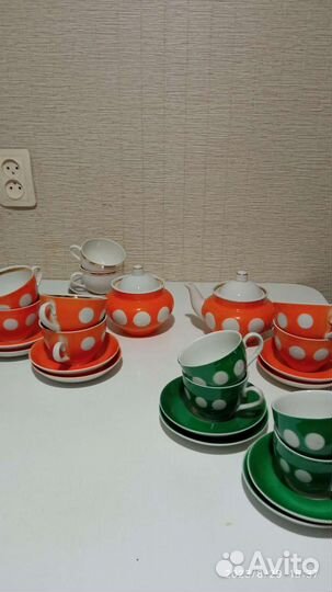 Чайный сервиз СССР фарфор