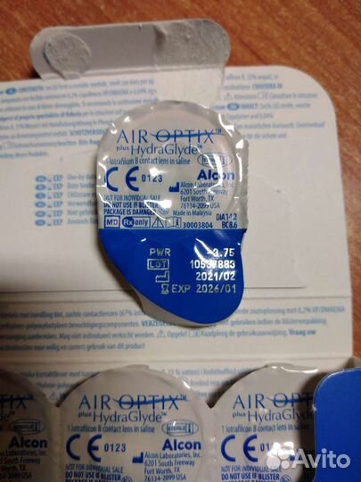 Линзы контактные 30 дневные