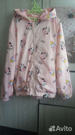 Ветровка для девочки размер 128