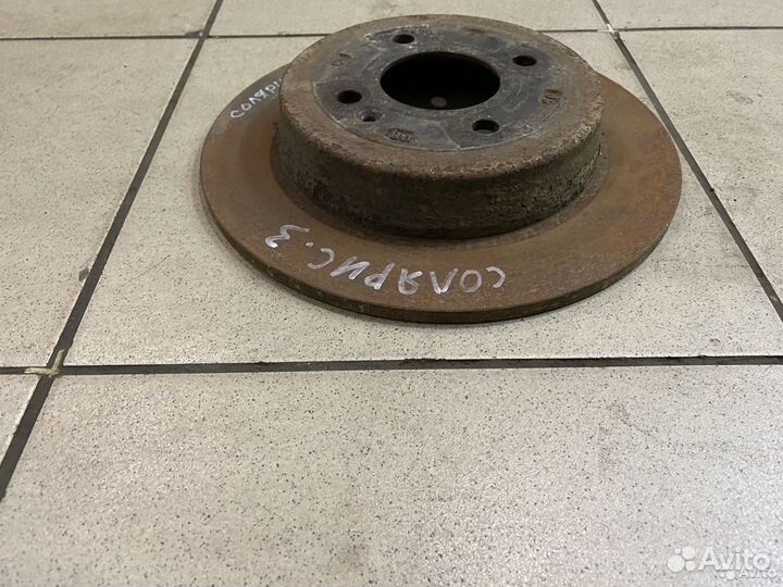 Тормозной диск задний Hyundai Solaris