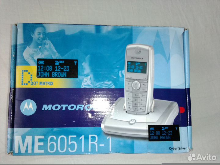 Домашний беспроводной телефон Motorola ME6051R-1