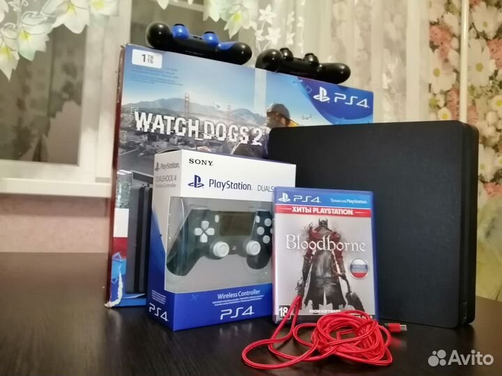 Sony playstation 4 slim 1 tb пс4 слим 1 тб