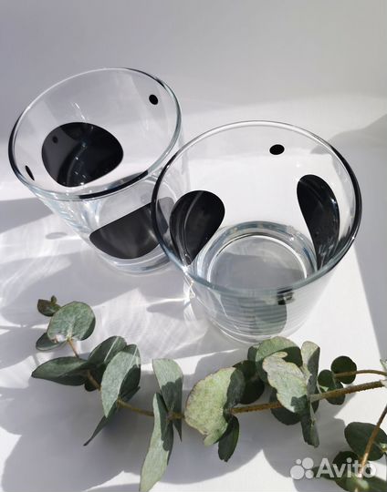 Новые стаканы IKEA godis mix стеклянные