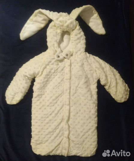 Конверт зайчик на выписку и прогулку