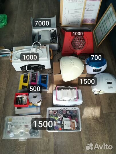 Материалы и оборудование для мастера маникюра