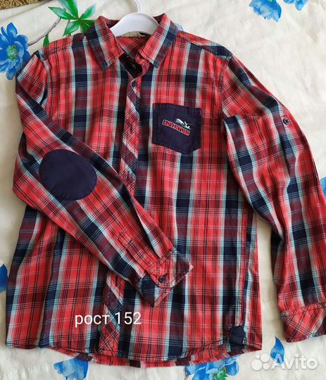 Рубашка для мальчика. Размеры см. на фото