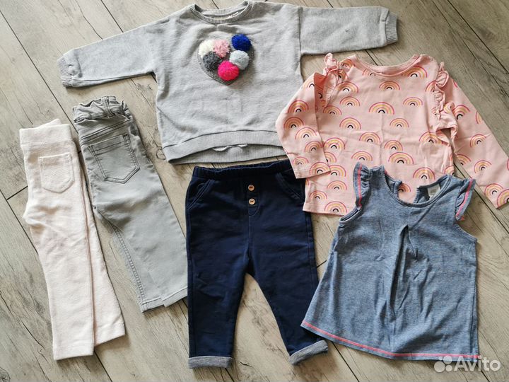 Вещи для девочки 9-12 мес. 74-80