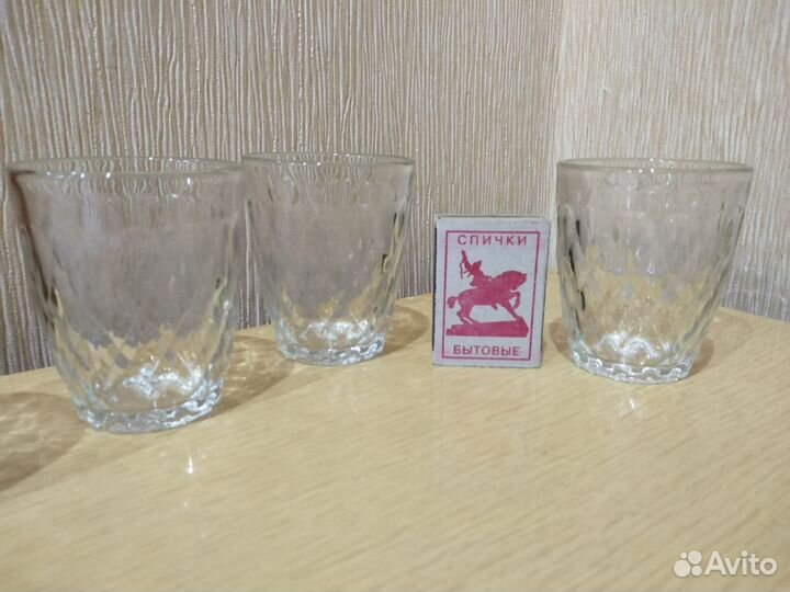 Стаканчики 100мл.,стекло. СССР