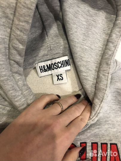 Толстовка hm x moschino xs