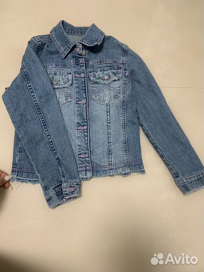 Джинсовая куртка детская