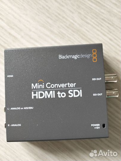 Blackmagic Mini Converter Hdmi to Sdi с блоком пит