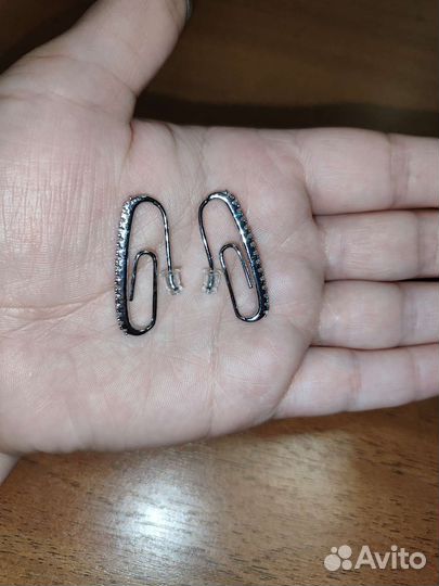 Серьги новые