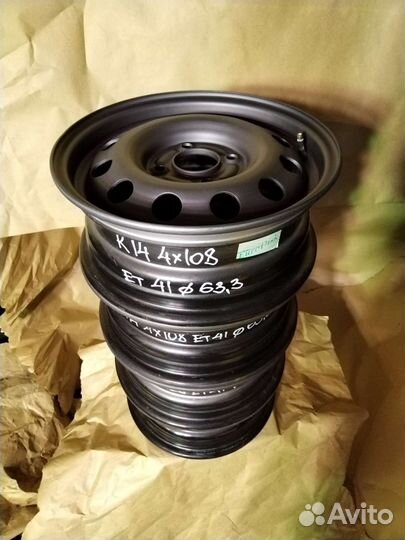 Диски r 14 4 108 штампованные