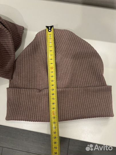 Женский шарф снуд и шапка