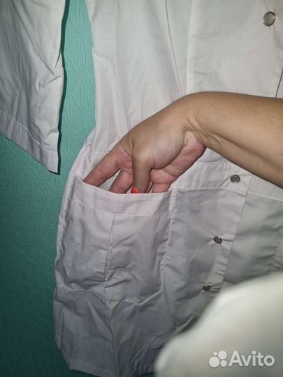 Медицинский халат женский с шапочкой