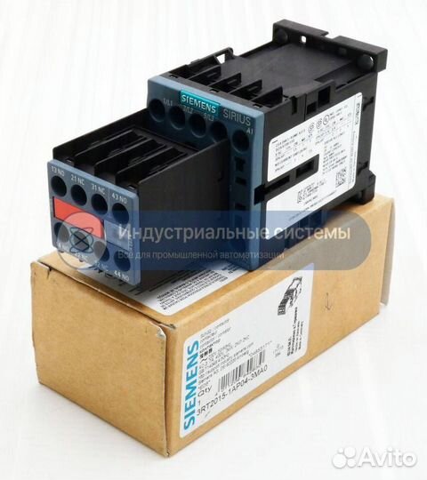 Контактор Siemens 3RT2015-1AP04-3MA0