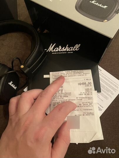 Наушники marshall major 3