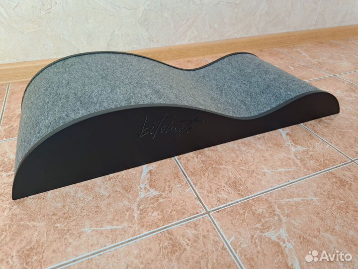 Когтеточка лежанка + столбик когтеточка настенный