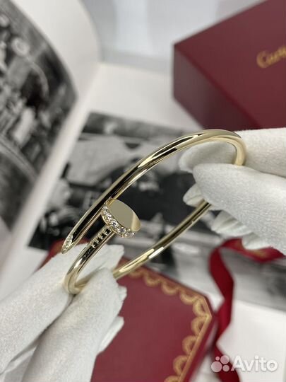 Браслет cartier гвоздь из золота