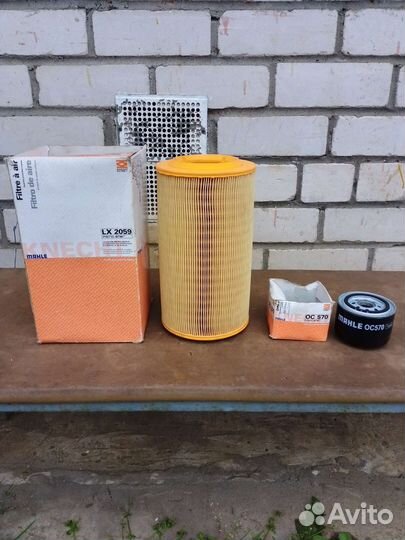 Фильтр воздушный, фильтр масляный