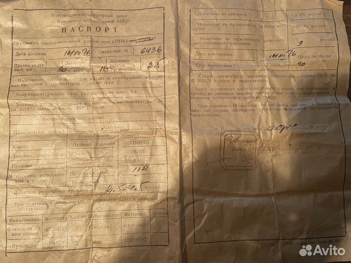 Клапан предохранительный сппк4 80-16(17нж17нж)