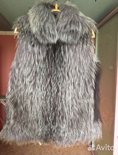 Жилет из чернобурки