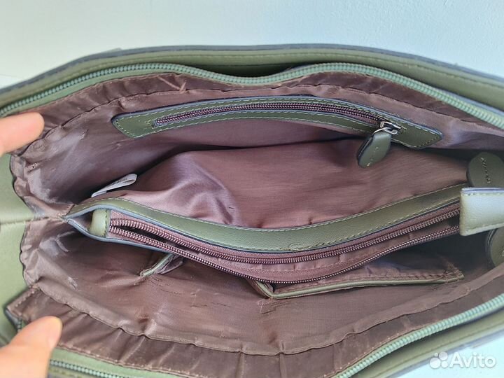 Сумка женская зелёная