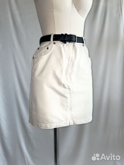 Винтажная джинсовая юбка