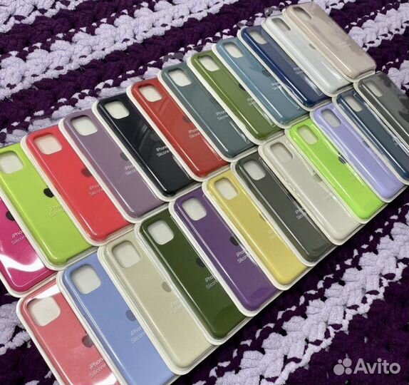 Чехлы силиконовые на iPhone 11