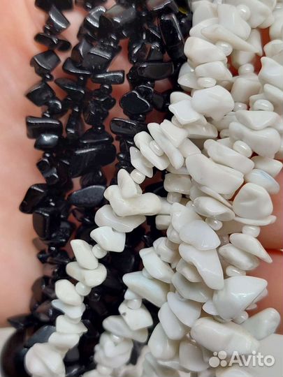 Колье Ин-Ян Агат