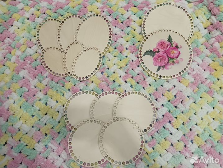 Донышки для вязания корзин