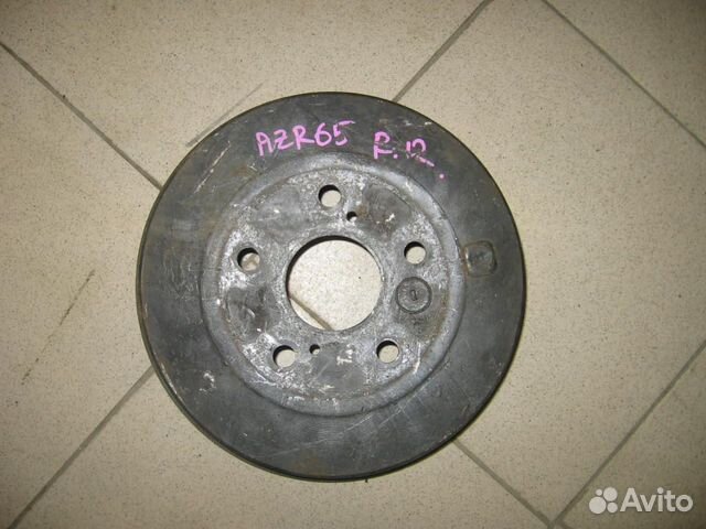 Барабан тормозной toyota AZR65, ZCA26, noah, RAV к