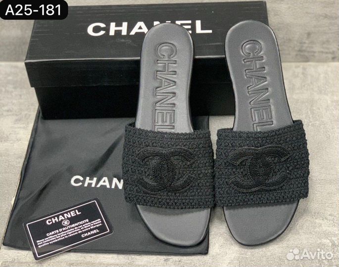 Шлепки chanel О25