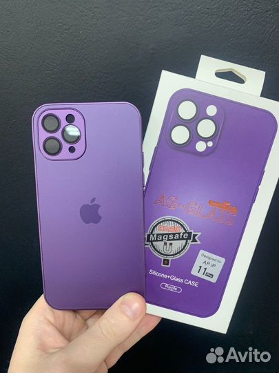 Чехол стеклянный Magsafe iPhone 11 Pro