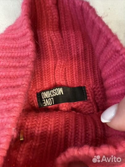 Шапка Love Moschino розовая