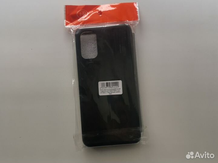 Чехол Redmi Note 10T Book Xiaomi, силикон черный