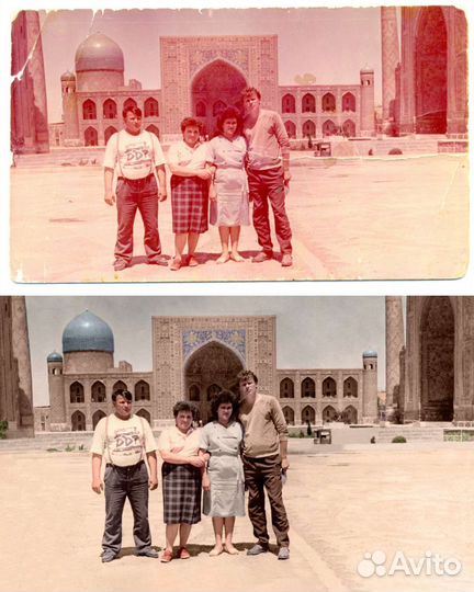 Реставрация старых фотографий,ретушь,раскрашивание