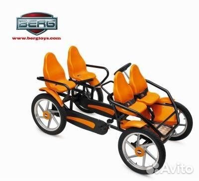 Веломобиль berg GranTour F Race 4-seater