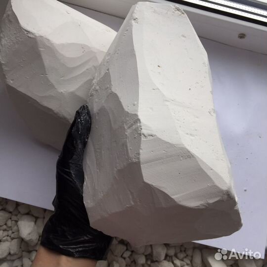 Природный кусковой мел