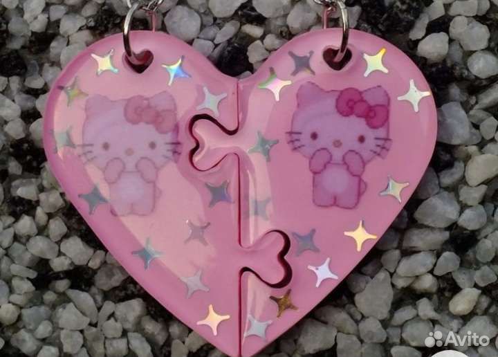 Парные кулоны из эпоксидной смолы