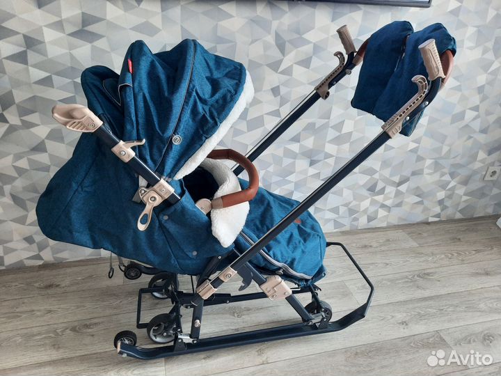Детские санки коляска ника 7 8